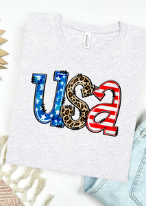 Patriotic Patchwork T-Shirt, Tank