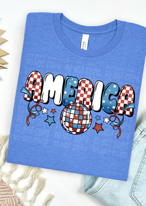America Disco Bella Canvas T-Shirt
