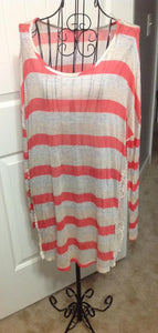 LARGE Coral Stripe