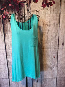 SMALL Mint Pocket Tank
